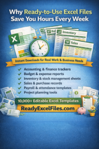 Why Ready-to-Use Excel Files Save You Hours Every Week