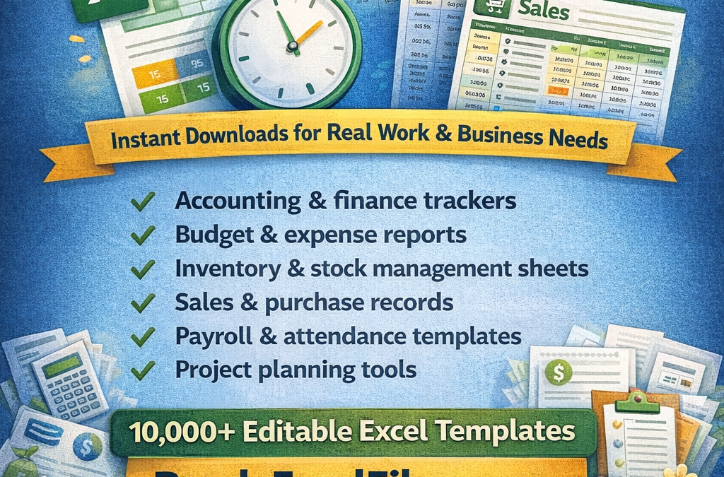 Why Ready-to-Use Excel Files Save You Hours Every Week