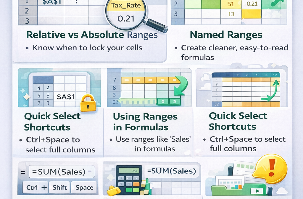 Excel Ranges (2026 Updated Guide)