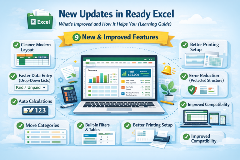 New Updates in Ready Excel: What’s Improved and How It Helps You (Learning Guide)