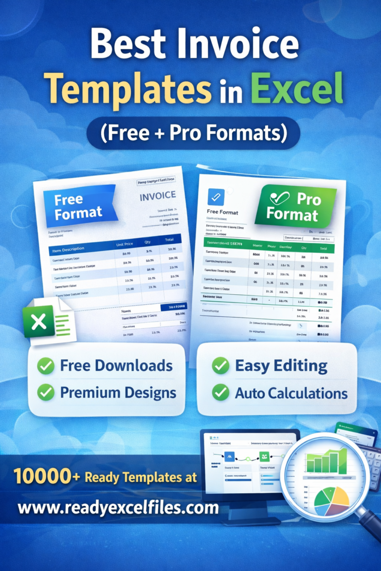 Best Invoice Templates in Excel (Free + Pro Formats)