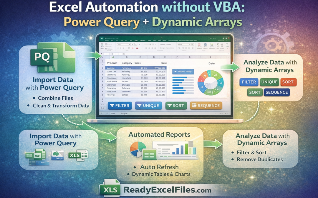 Excel automation without VBA