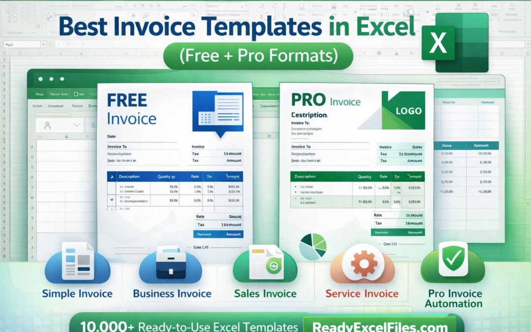 Best Invoice Templates in Excel (Free + Pro Formats for Businesses)