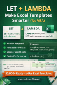 Make Your Excel Templates Smarter