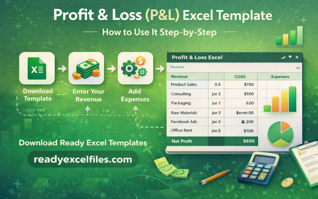 Profit & Loss Excel Template How to Use a P&L Spreadsheet Step-by-Step