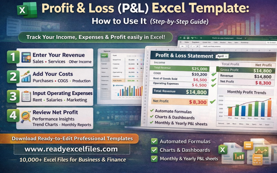 Profit & Loss (P&L) Excel template