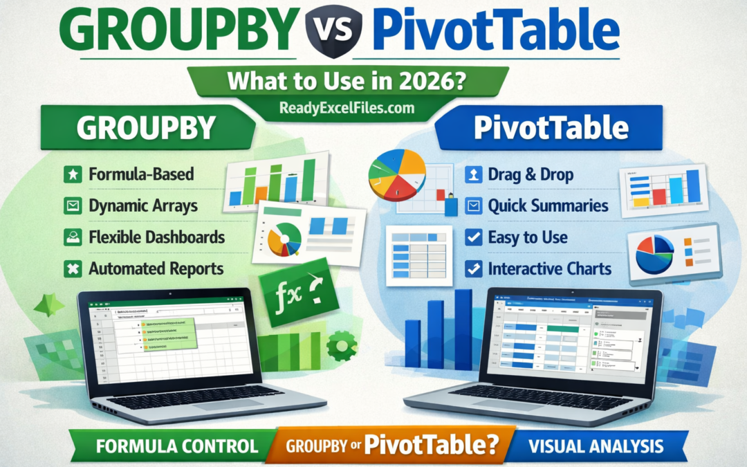 GROUPBY vs PivotTable in Excel